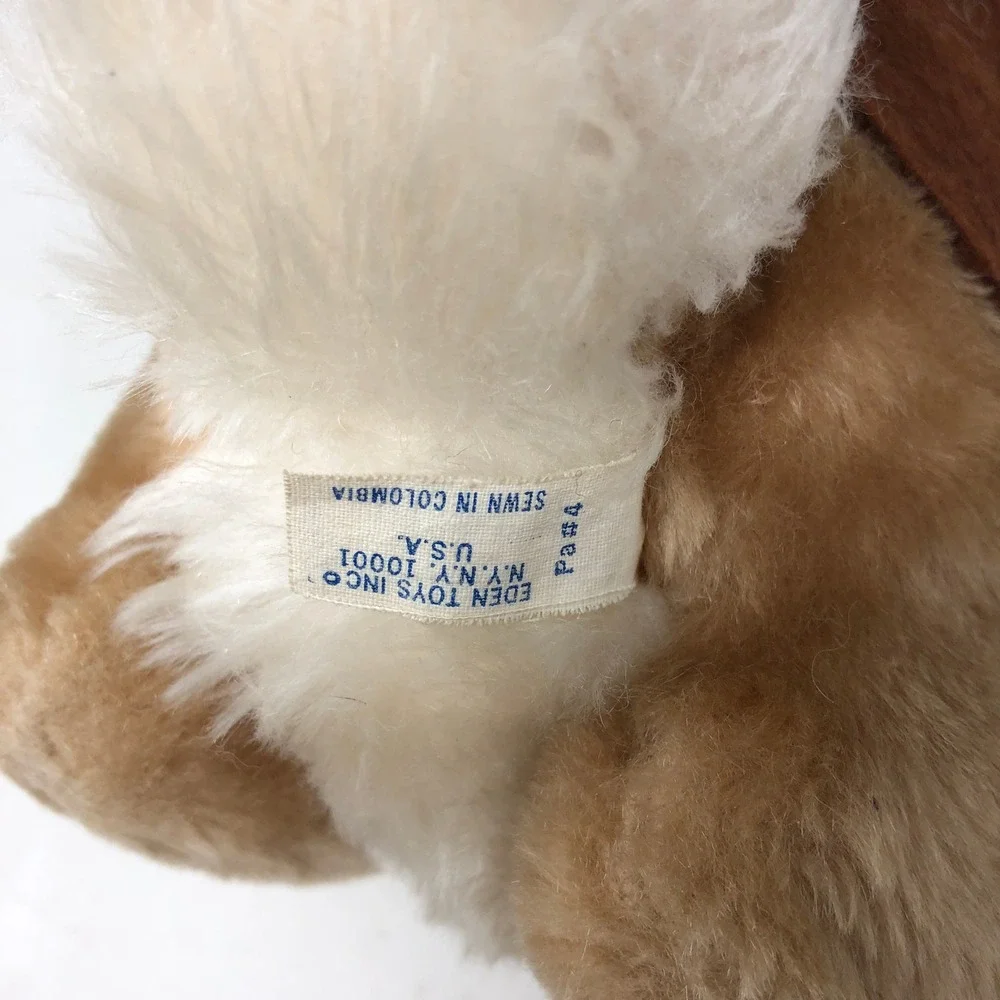 Vintage Eden Benjamin Bunny Plush‎ Tan Brown Green Hat Beatrix Potter